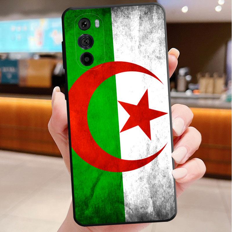 Phone Case For Motorola Edge 50 40 Pro 60 50 40 30 Ultra Neo Fusion Moto G85 G72 G53 G54 G84 G13 G32 Algeria Flag