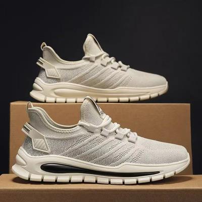Nowe Siateczkowe Oddychające Buty Sportowe Męskie Buty Casual Wygodne Lekkie Wszechstronne Buty