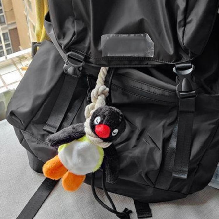 Charmante Pinguine Plüsch Hänge Dekoration Weiche Pinguine Plüsch Schlüsselanhänger Stilvoller Schlüsselanhänger für Kinder und Erwachsene