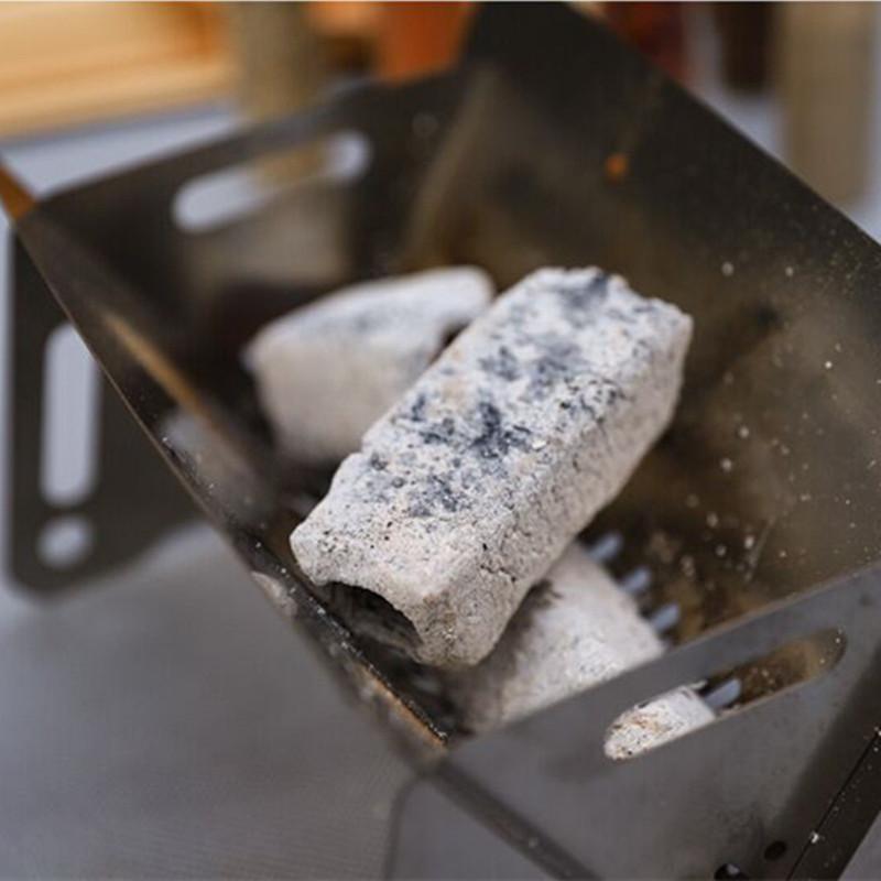 New Outdoor Removable Stainless Steel Incinerator Folding Barbecue Camping Portable Mini Charcoal Wood Burning Stove