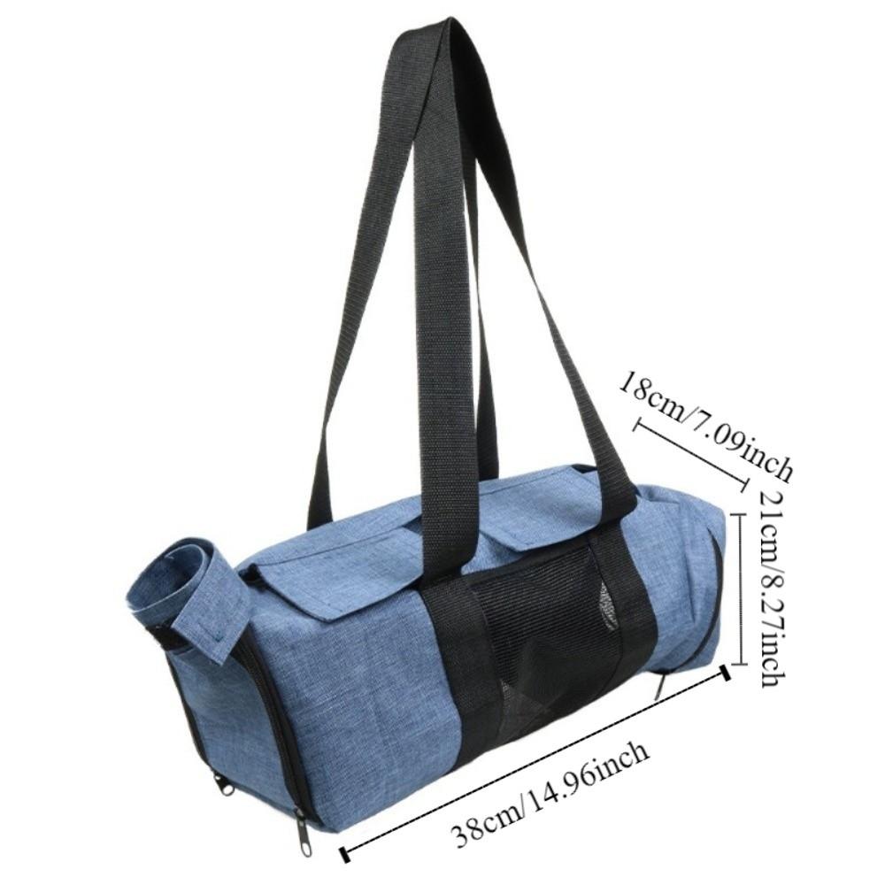 Breathable Mesh Cat Bath Fixing Bag Folding Comfortable Cat Grooming Bag Anti-scratch Soft Pet Carrier Sling Bag