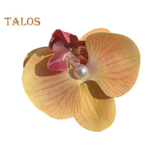 Dámská sponka do vlasů 3D květinová dekorace Silný úchop Sponka do vlasů na ofinu Focení Květinová stylingová sponka do vlasů Vlasové doplňky