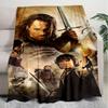 1PC The Lord of the Rings blanket, all-season lightweight home office outdoor nap multifunctional blanket, Christmas gifts