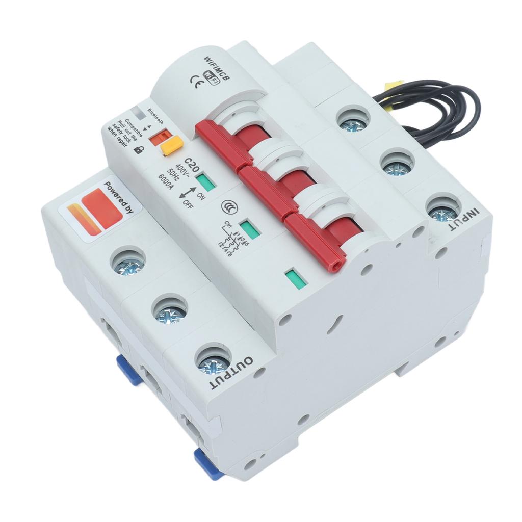 3P Smart Circuit Breaker WIFI Remote Control Leakage AC 400V