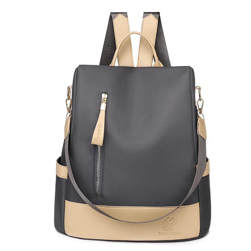 IELGY Ladies Casual Backpack, Stylish Oxford Anti-theft Travel Backpack