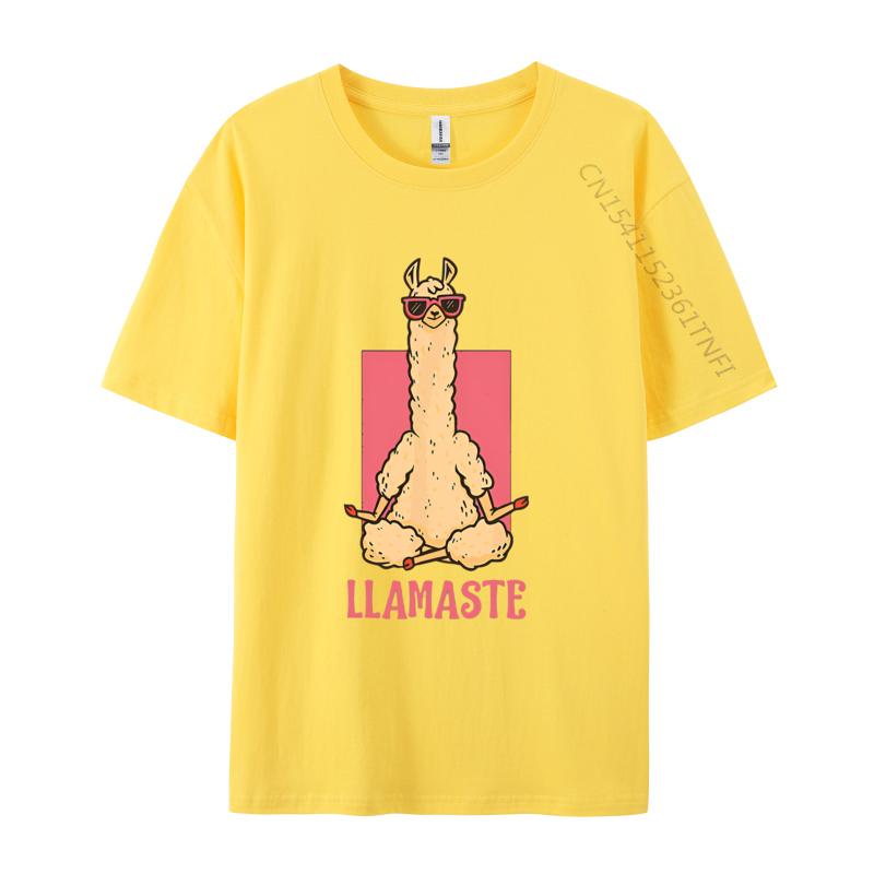 Llamaste Yoga Mom Chakra Tshirt Cool Fashion New Tshirts Cotton Streetwear Tshirt Funny Printed Tshirt