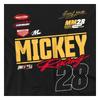 Disney Unisex Adult Racing 28 Mickey Mouse Long-Sleeved T-Shirt