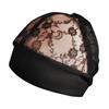 Hairnet Black French Net with Fastener Tape Elastic Ice Silk Trim Hollow Embroidery Lace