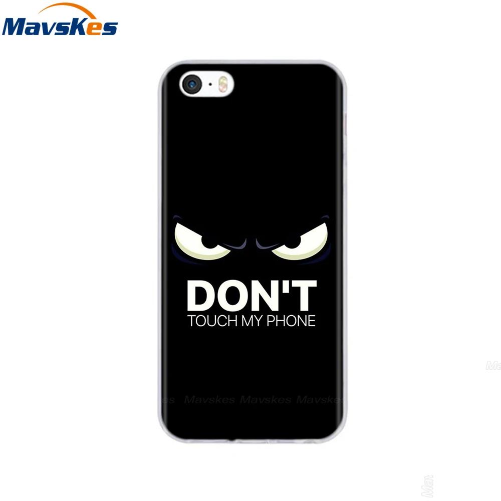For iPhone 5s SE 5 Case Cover Silicone Soft TPU Cover Print Flower Cute Animal Phone Case For iPhone 6s 6 7 8 Fundas Clear Cases