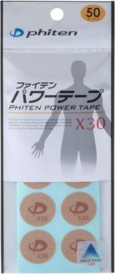 Phiten Power Tape X30 50 náplastí na chrbát [Stuhnuté ramená] [Stuhnutý krk] [Bolesť krížov] [Relaxácia] [Podpora výkonu]
