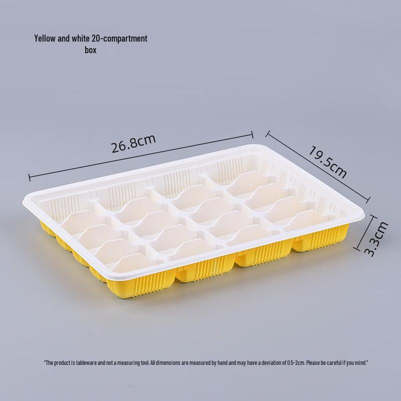 Disposable Plastic Multi-Compartment Dumpling Takeaway Boxes