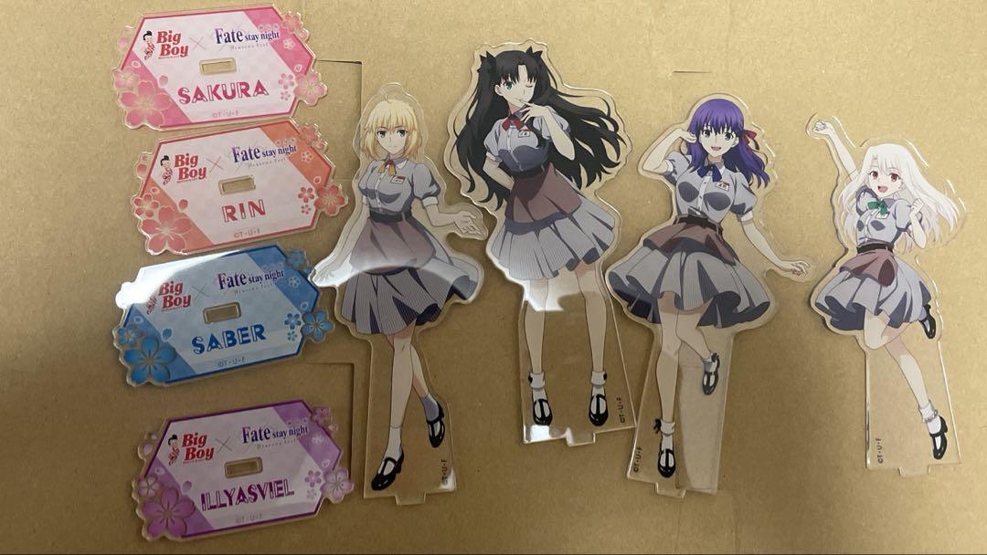 

[USED] Big Boy x Fate/stay night HF Acrylic Stands (4 types)