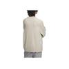 Adidas FW24 FUSTL Series P Crew 2 Simple Casual Versatile Knit Sweater Men sweater Light-Sesame Earth-Gray JW6684