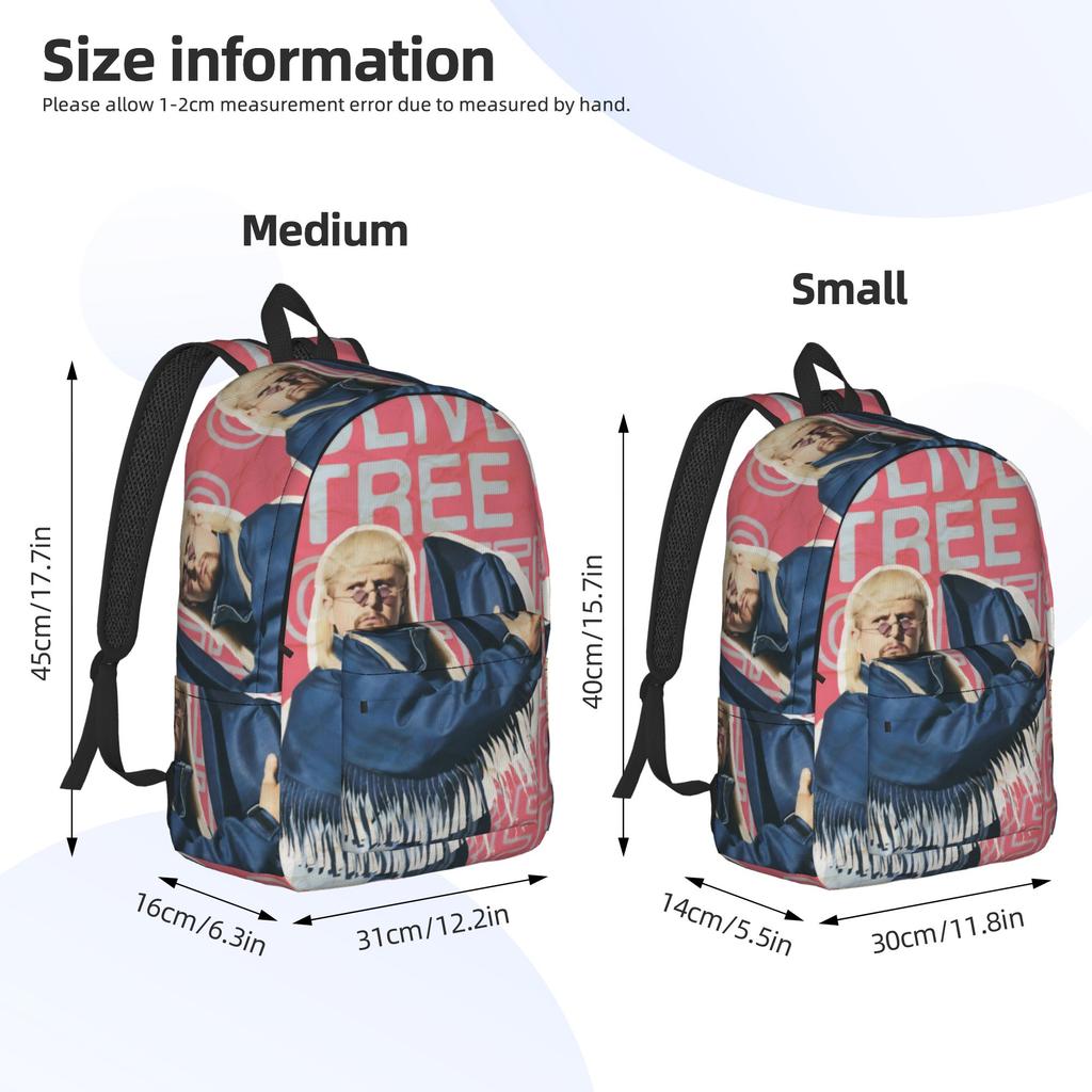 RIP Oliver Tree 1993-2026 Backpack for Men Women Cool High School Business Daypack Laptop Computer Shoulder Bag Outdoor