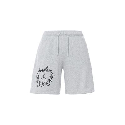 Brooklyn Fleece Logo Print Drawstring Sports Casual Shorts Women Shorts Gray FN5784-063