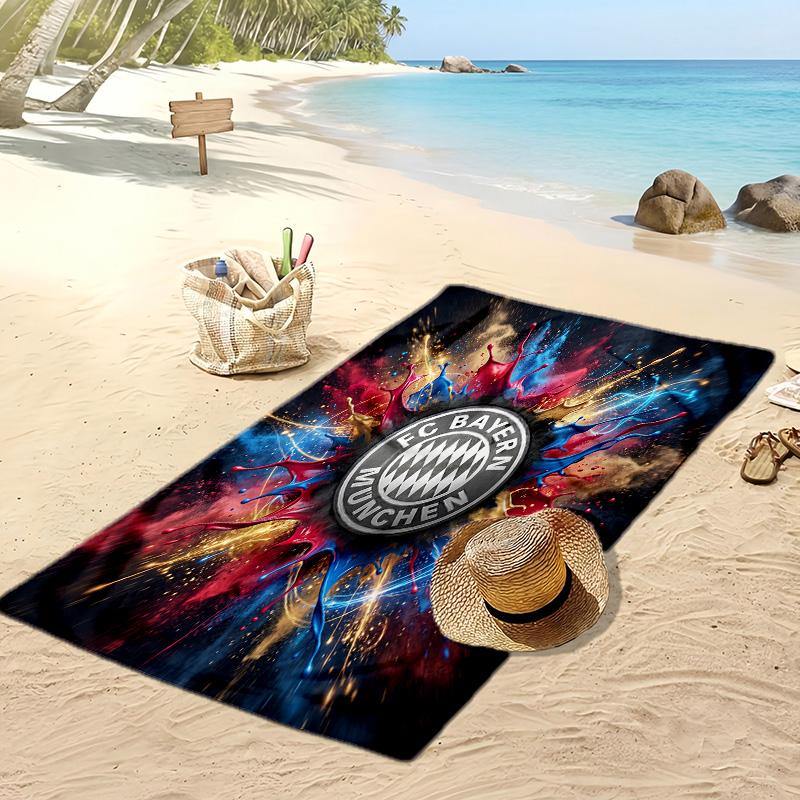 Bayern Munich Printed Beach Towel Quick Dry Soft TowelPortable Large Rectangular Beach Blanket for Travel Swimming Pool