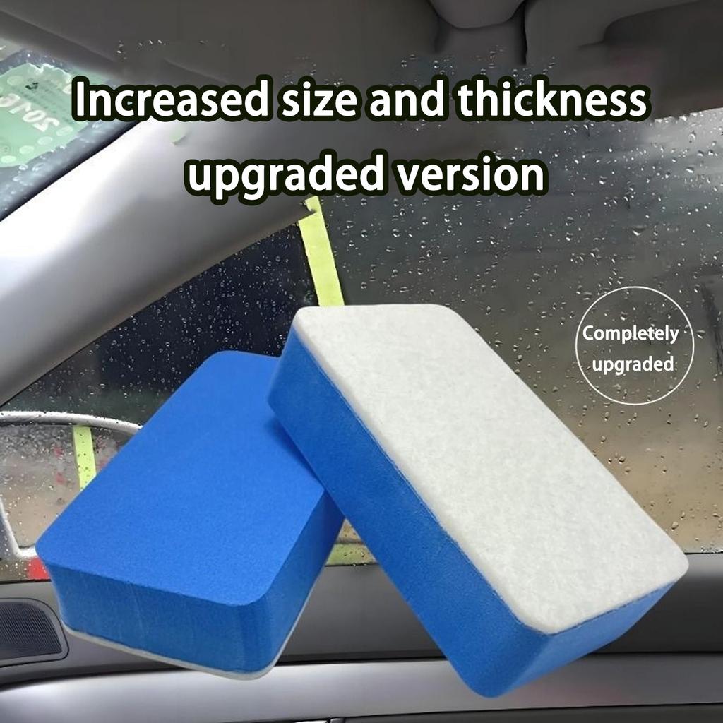 5pcs Mirror Finish Windshield Cleaning Sponge Oil Dust Removal Wool Felt Auto Cares Tool Smooth Glass Wiping Sponges