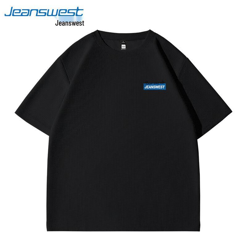 Jeanswest Men's Heavyweight Waffle Short Sleeve T-Shirt