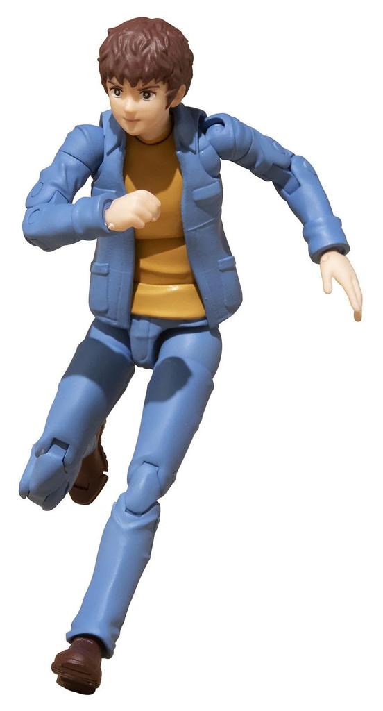 COLLECTION 01 Mobile Suit Gundam Earth Federation Forces Amuro Ray 100mm PVC Painted Action Figure G.M.G. Approx.