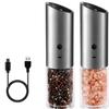 Adjustable Transparent USB Rechargeable Electric Pepper Grinder