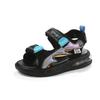 Jungen Strandschuhe Offene Zehen Klettverschluss Kinder Sandalen Rutschfeste Weiche Sohle 2025 Sommer Neu Kinder Mode Schuhe Hübsch Trendig