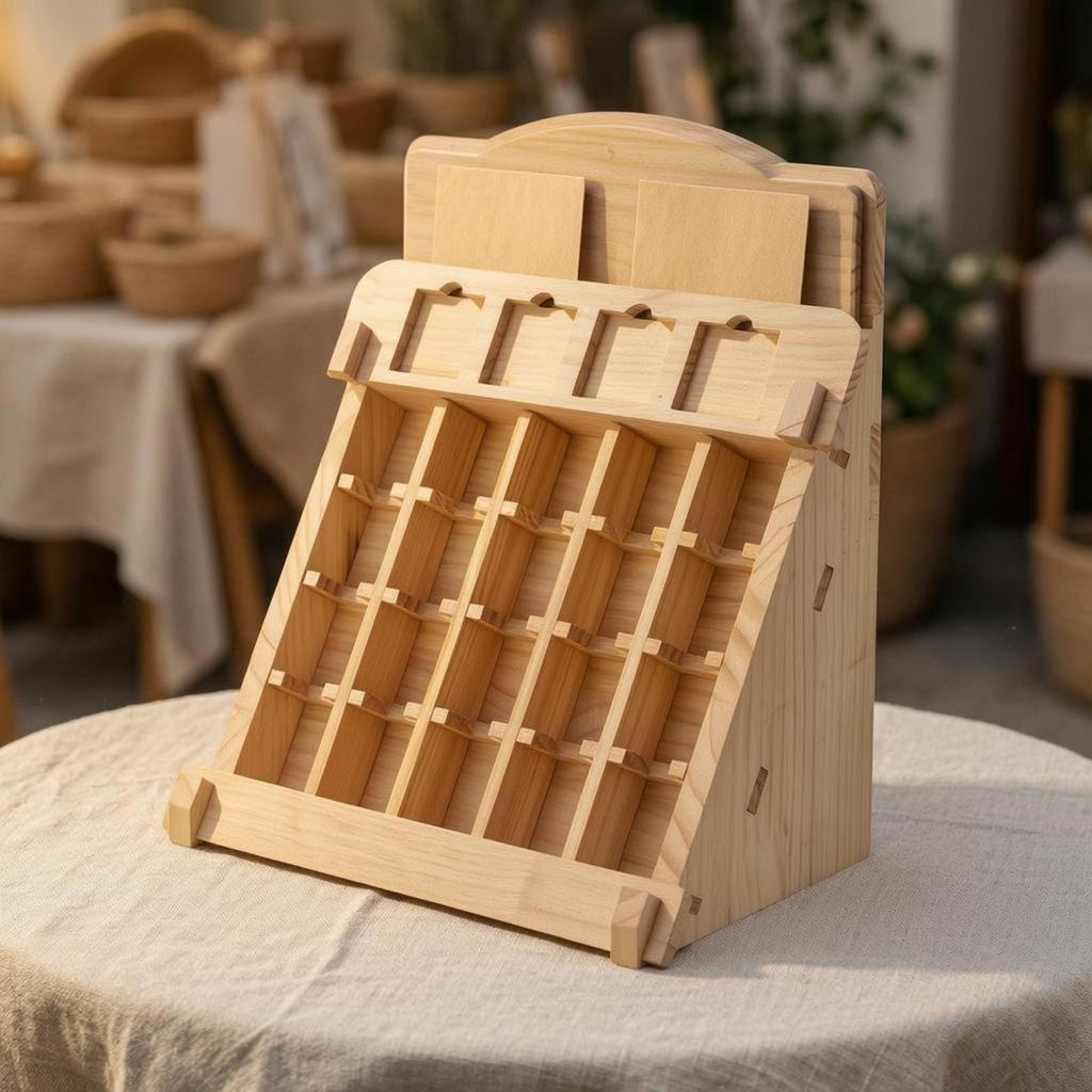 Divided Compartment Rack Sturdy and Stable Home Decor Easy to Clean