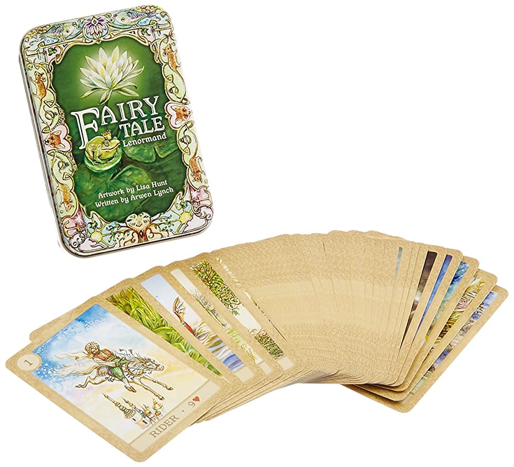 Kancharo Lenormand 38-Piece Tarot Card Set [Fairy Tale Lenormand] Includes a Japanese Lenormand Card Basic Instruction Manual and Pouch (Authentic)