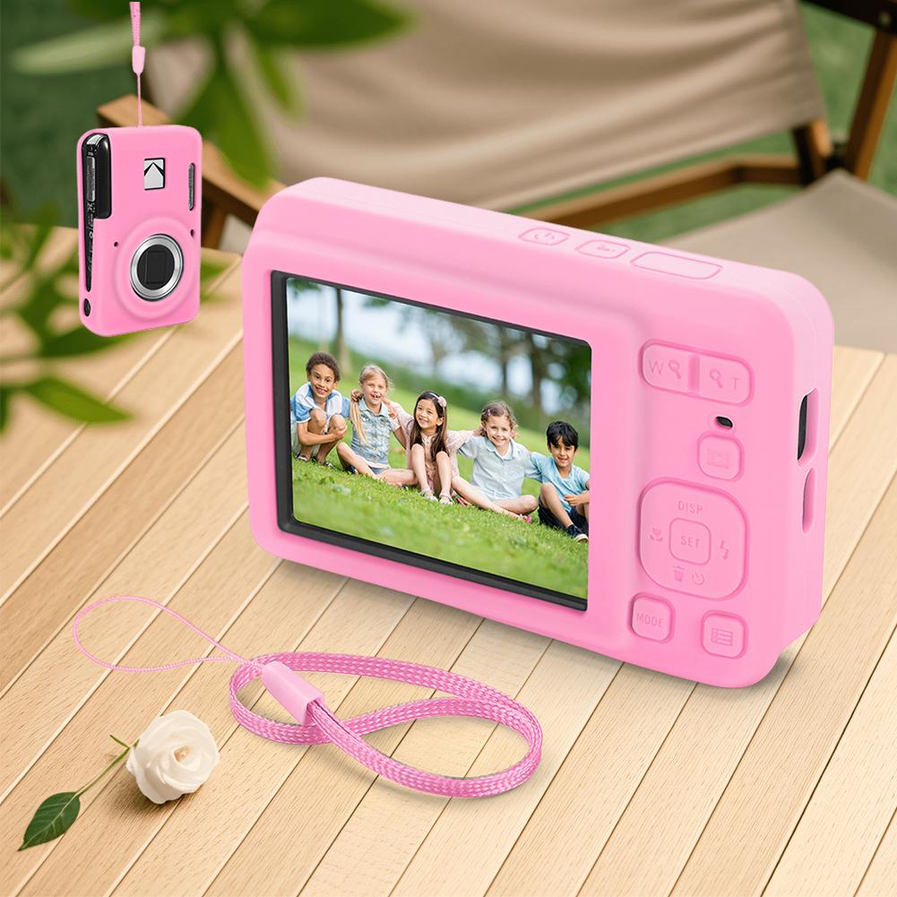 For Kodak PIXPRO FZ55 Digital Camera Cover with Lanyard Slim Fit Camera Bag Camera Body Cover Outdoor Travel Camera Protect Case