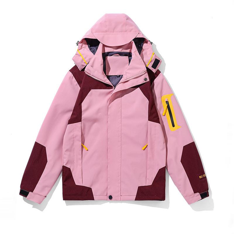 New Style Windproof and Waterproof Outdoor Spring and Autumn Velvet Jacket Into Tibetan Single Layer Mountaineering Jacket for Women