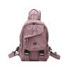 Color Solid Simple Casual Lightweight Neutral Backpack For Daily Activities