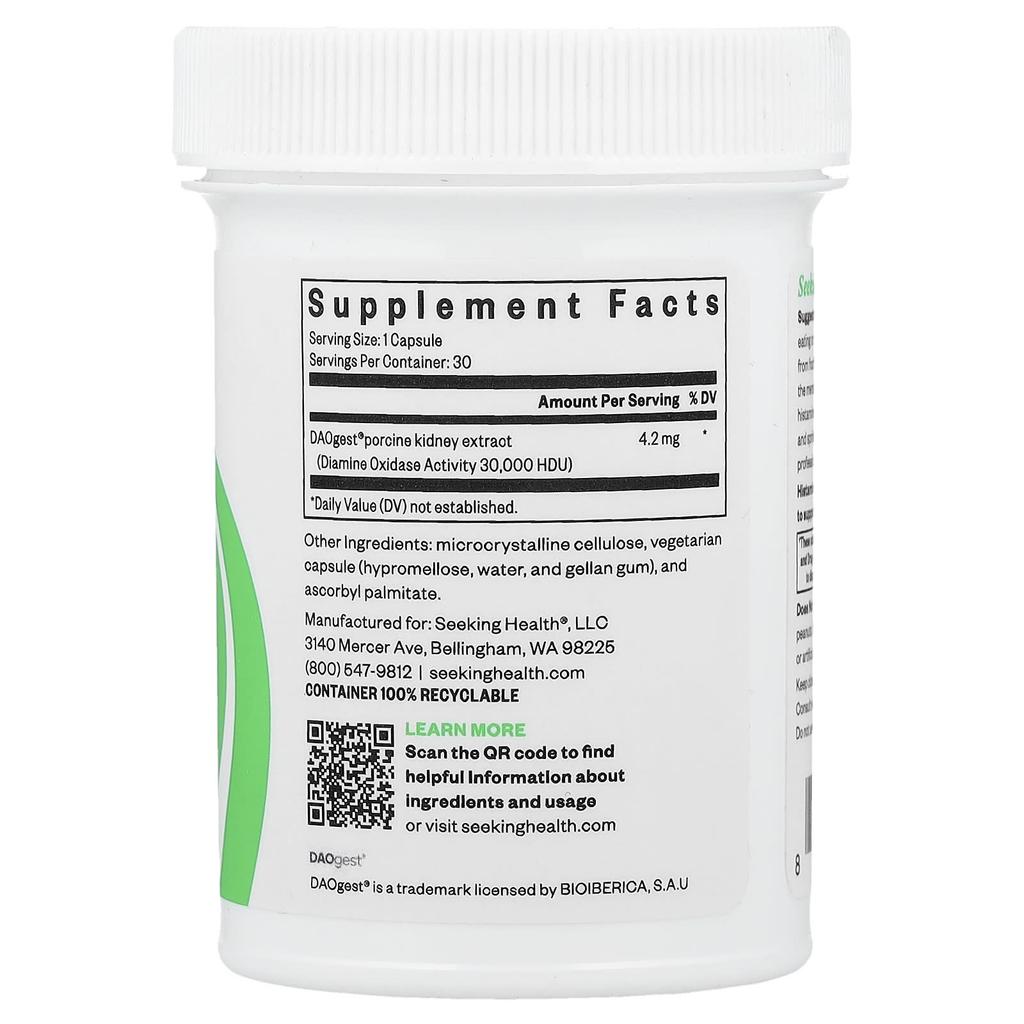 Histamine Digest™, 30 Capsules (4.2 Mg Per Capsule)