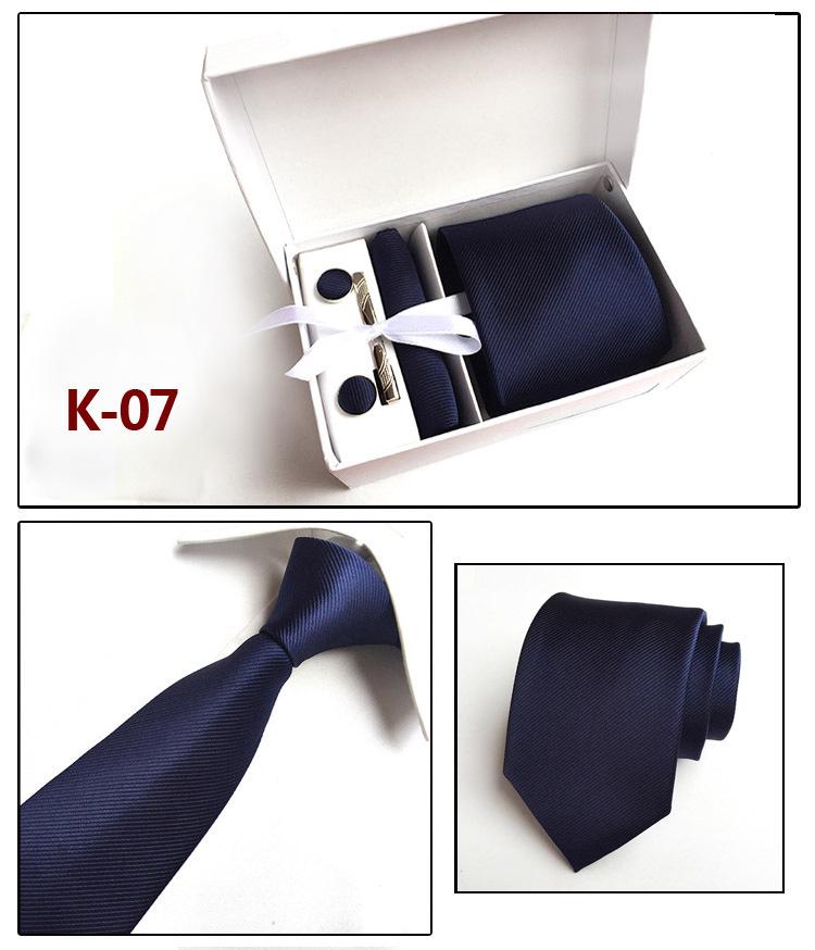 Herren-Krawatten-Geschenkbox 6-teiliges Set Gruppenkrawatte Business-Krawatte