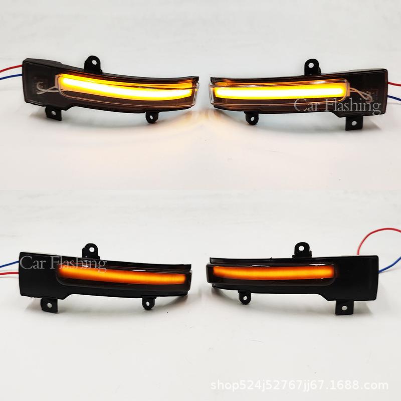 For Mitsubishi Outlander 13-20 Rearview Mirror Flow Light, High-quality LED Turn Signal, Yellow Flow Light