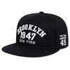 2026 Chapéu de Beisebol Simples Criativo Novo BROOKLYN 1947 Bordado para Uso Externo Diário Casual Chapéu com Aba Reta Chapéu Fashion Hip Hop