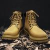 First Layer Cowhide Boots Men's Winter Large Size Martin Boots Men's Outdoor Sports High-top Shoes Men's Rhubarb Boots Tooling Men's Boots