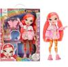 MGA Rainbow High Sparkle & Shine Doll Dawn 28 Cm Fashion Doll with Red Hair and Magical Bubbles In Feet