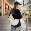 Fashion cloth bag literary and casual versatile canvas dumpling bag large capacity lightweight shoulder messenger bag tide