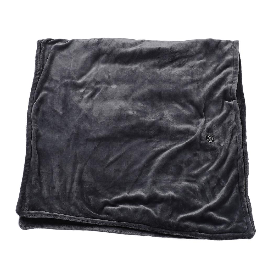 Heated Throw Blanket Wearable 5V Soft Coral Fleece USB Machine Washable 3 Speed Temperature
