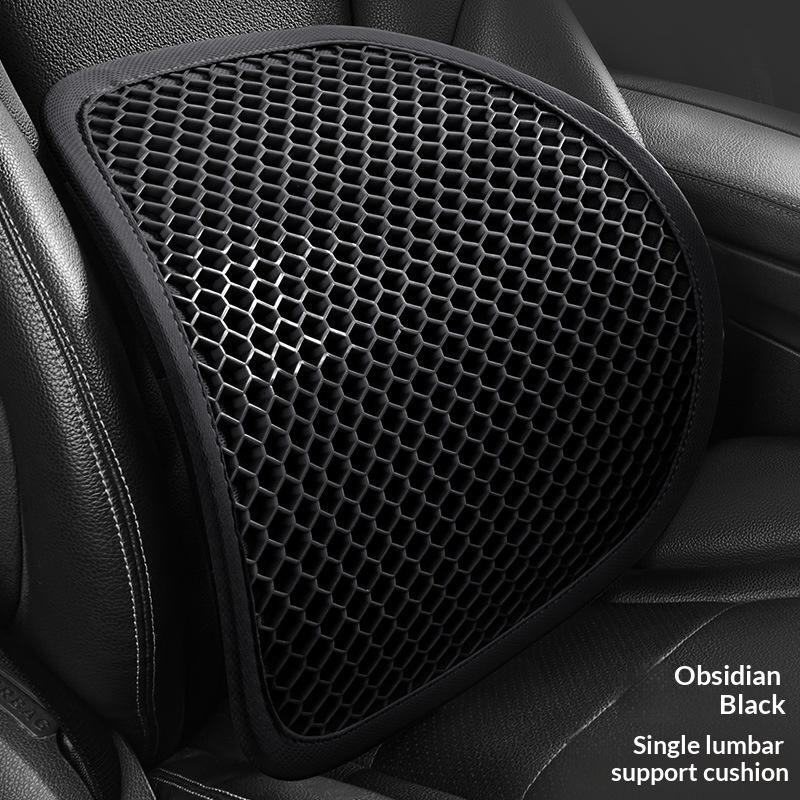 1/2Pcs Honeycomb Design Gel Cushion Breathable, Soft And Easy To Clean Provides Comfortable Support Elastic Gel Car Seat Cushion