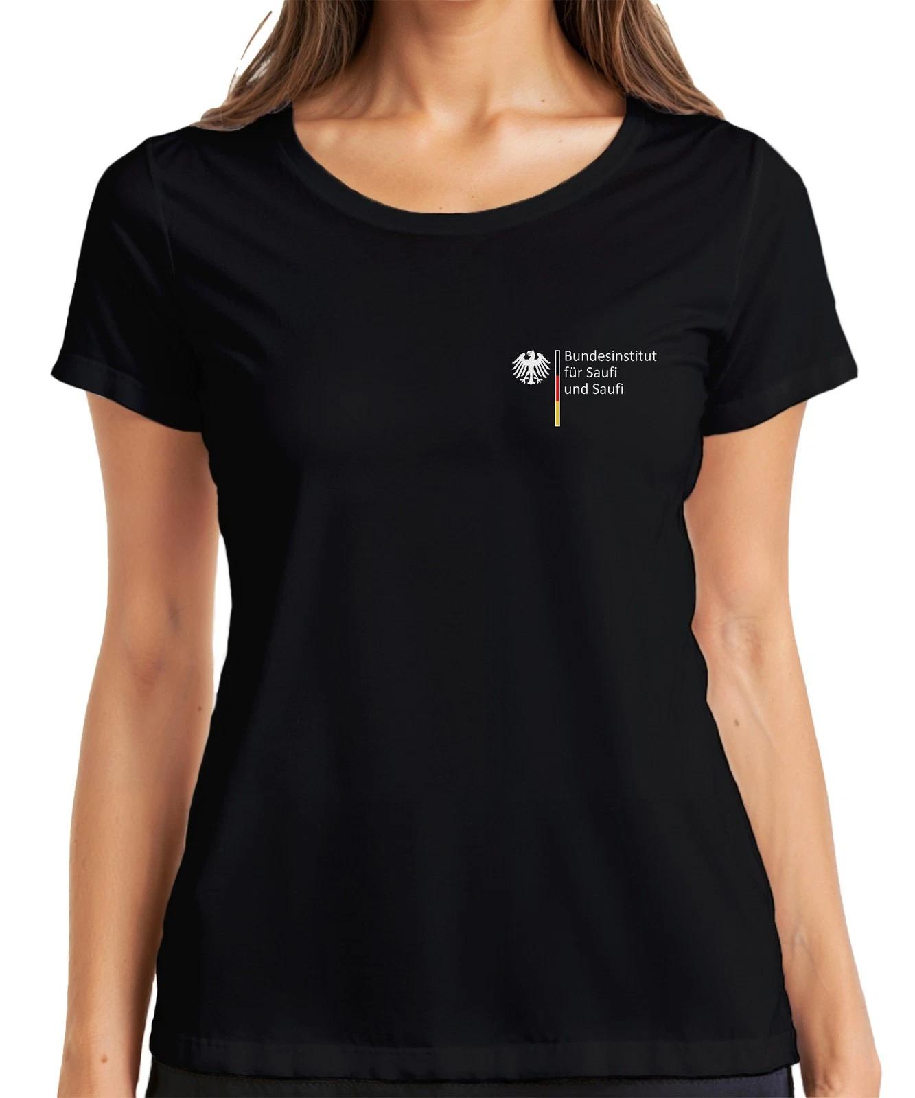 Bundesinstitut für Saufi Saufi Biertrinker Geschenk Malle Party Damen T-Shirt S