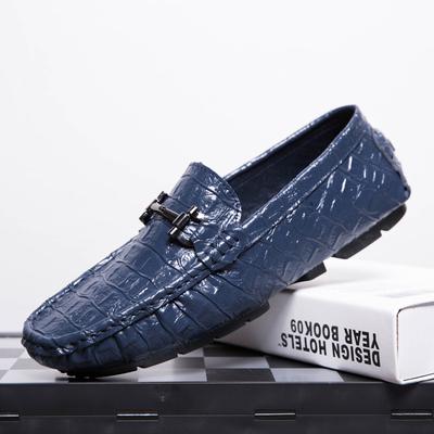 FashionBlue Fashion Casual Shoes Men Loafers Shiny Brand Patent Leather Slip On Male Flats Driving Footwear Man Moccasins Men's Shoes