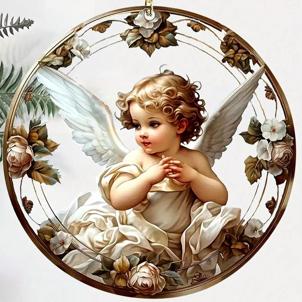 Engel Heimdekoration, Feiertagsgarten Gitter Party Anhänger Geschenk, Innendekoration, Wohnzimmerdekoration