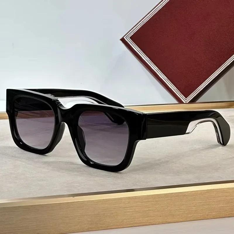 JMM INS Enzo Occhiali da sole quadrati in acetato per uomo e donna marca designer fatti a mano in Giappone Occhiali classici Vintage con astuccio