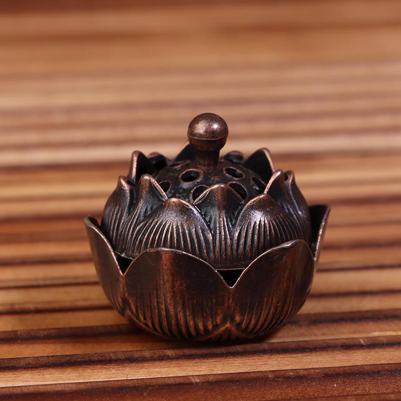 Antiker Taschen-Räuchergefäß, hohles Räuchergefäß, Mini-Ornamente, chinesischer antiker Teetisch-Dekor, Innen- und Heimbüro-Dekoration