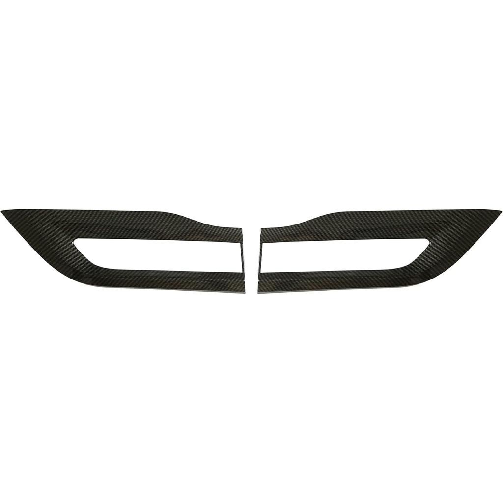 Compatible with 2014-2021 Jeep Grand Cherokee Tail Light Trim Bezel Kit Cover Carbon Fiber Look