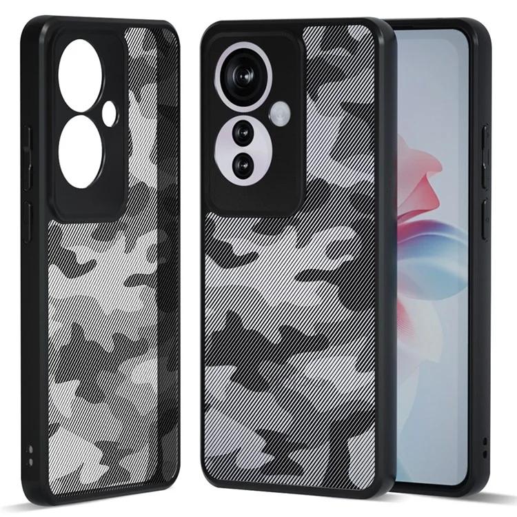 

IBMRS For Oppo Reno11 F 5G Case Soft TPU Hard PC Anti-Drop Phone Cover