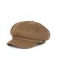 Bajal Va Square Studded Wool Newsboy Cap Beige