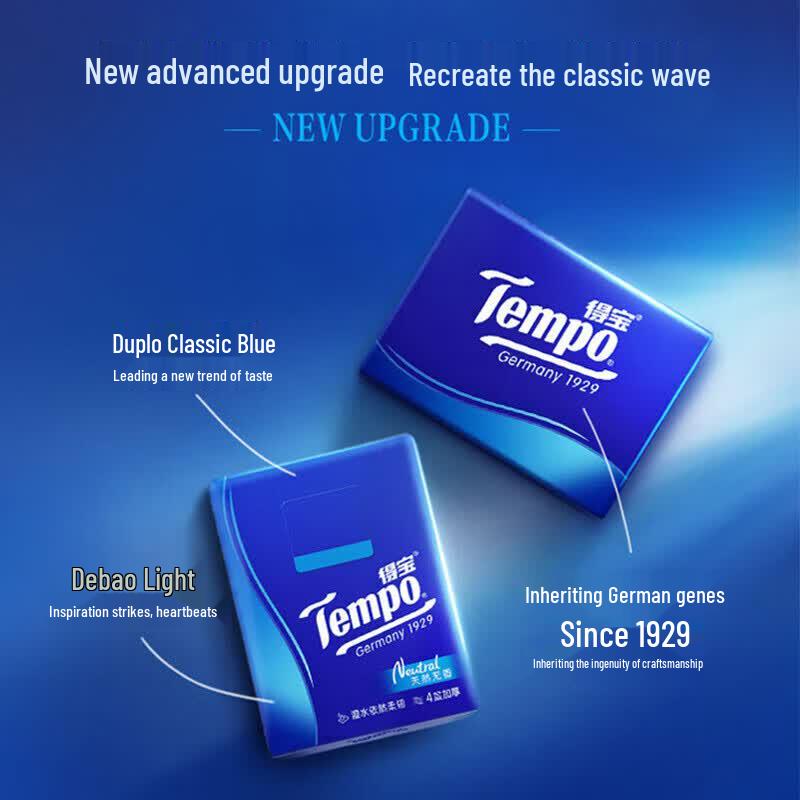 Tempo 4-Ply Unscented Pocket Tissues