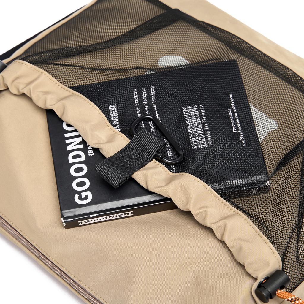 New Lee Fabric Shoulder Bag Crossbody Bag Unisex Khaki LE240082M