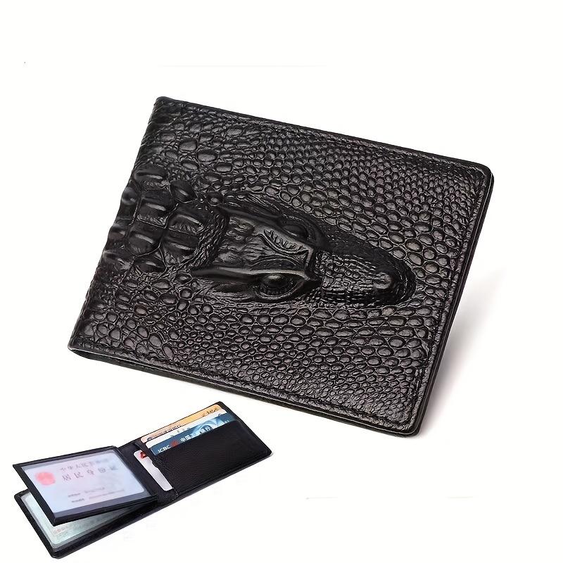 Men's Pattern ID Card Holder - Large Capacity Multi-Functional Driver's License and Bank Card